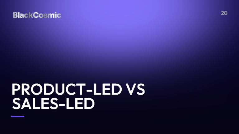 Product-led vs sales-led: which framework saves a struggling SaaS?