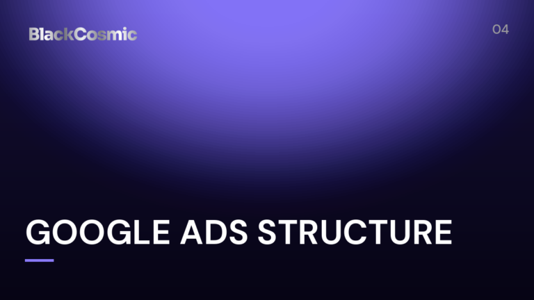 Google Ads Structure